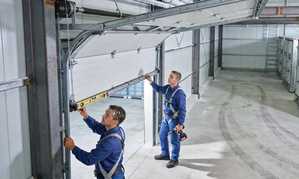 rehang an overhead door rehang an overhead door