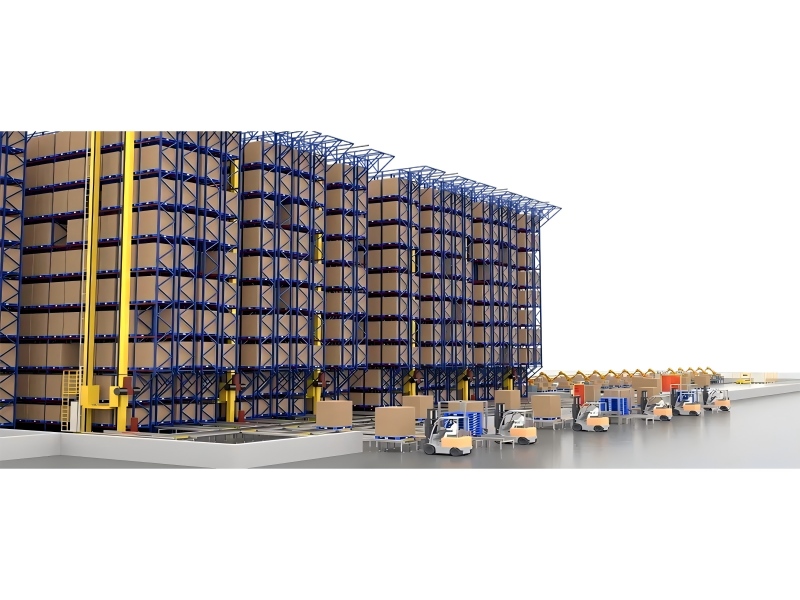 ASRS system in warehouse ASRS system in warehouse